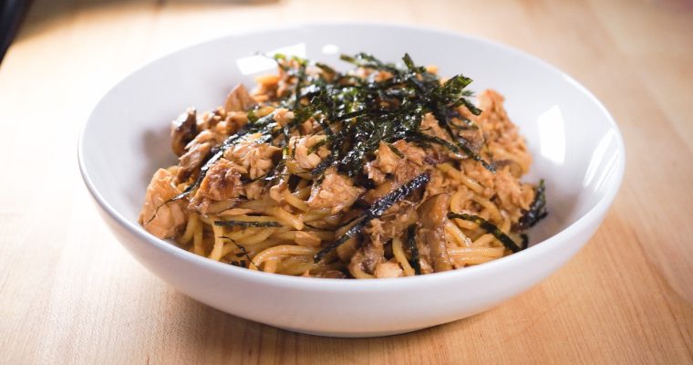 Butter Shoyu Tuna Spaghetti